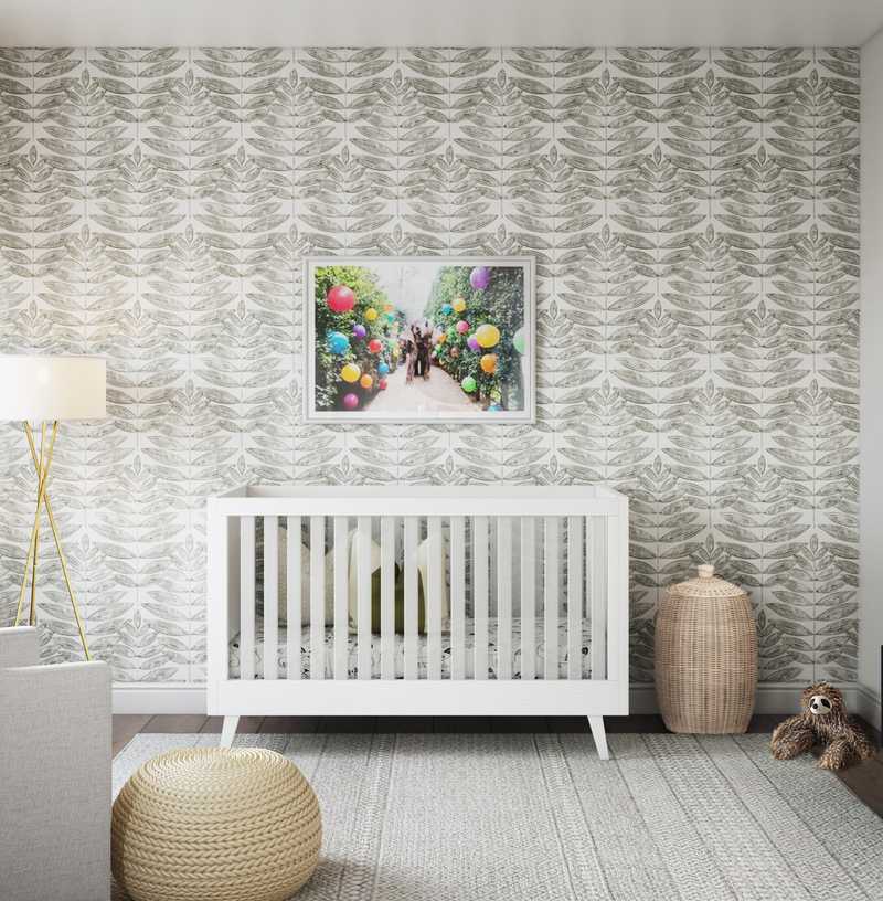 Contemporary, Bohemian Nursery Design by Havenly Interior Designer Lydia