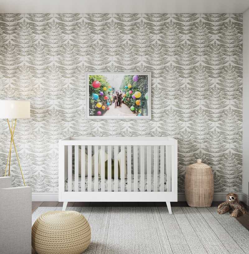 Contemporary, Bohemian Nursery Design by Havenly Interior Designer Lydia