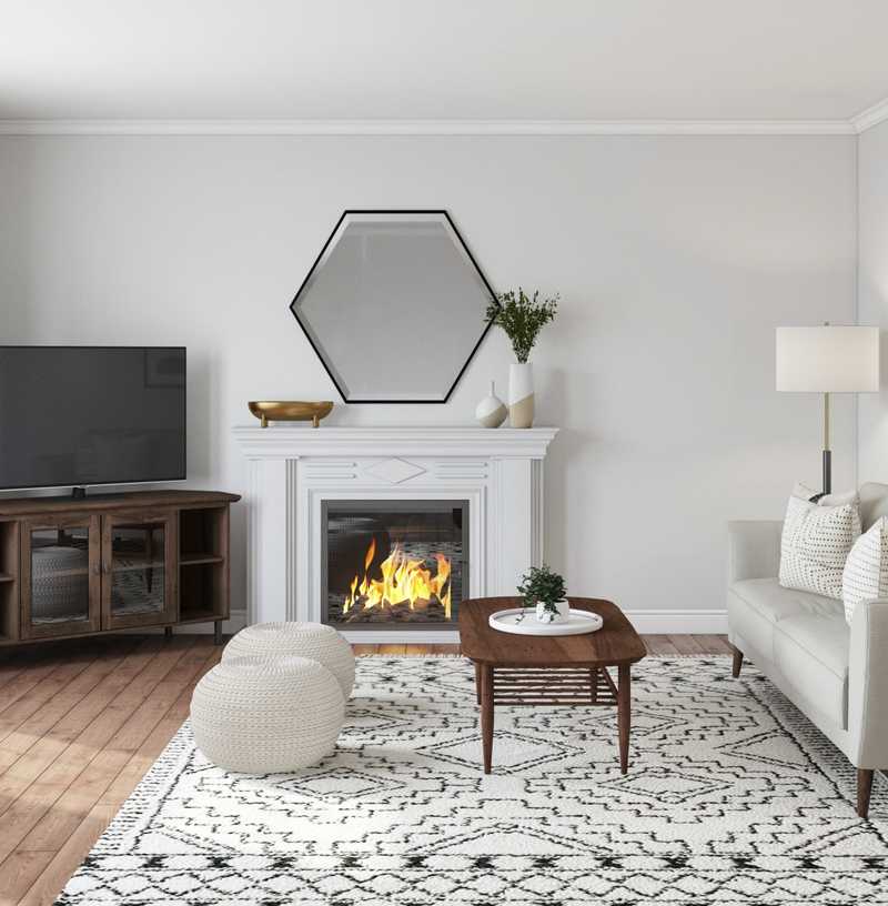 Modern, Midcentury Modern, Scandinavian Living Room Design by Havenly Interior Designer Andrea