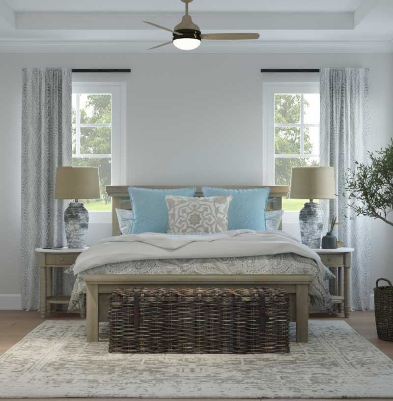 Classic, Rustic, Transitional Bedroom Design by Havenly Interior Designer Jennifer