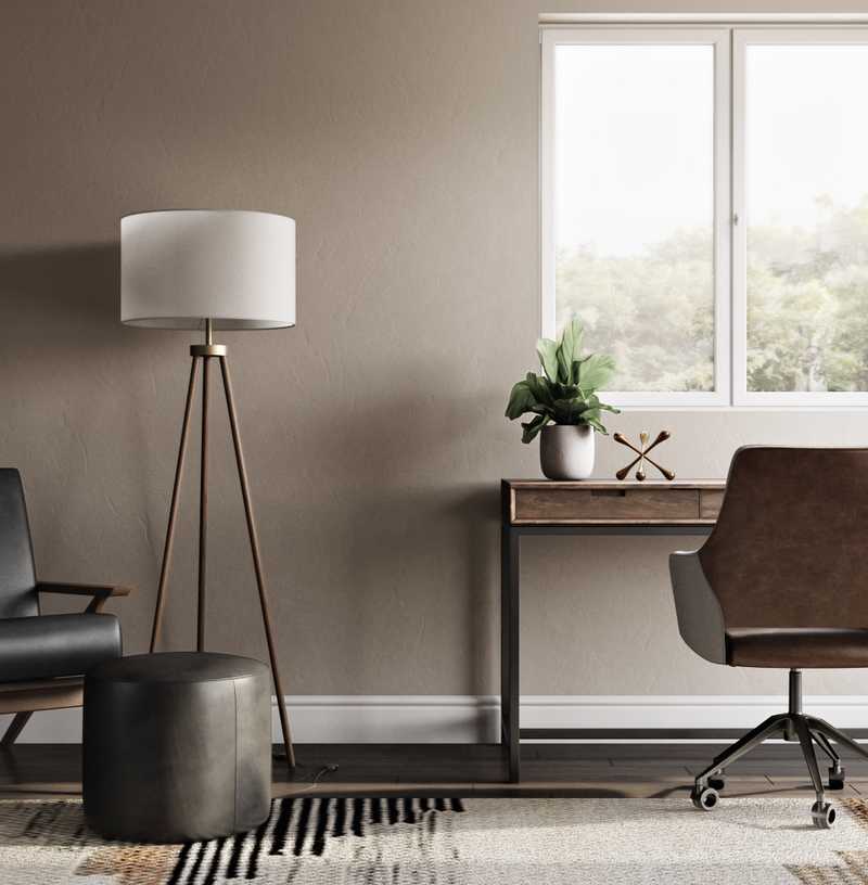 Modern, Midcentury Modern, Scandinavian Office Design by Havenly Interior Designer Taylor