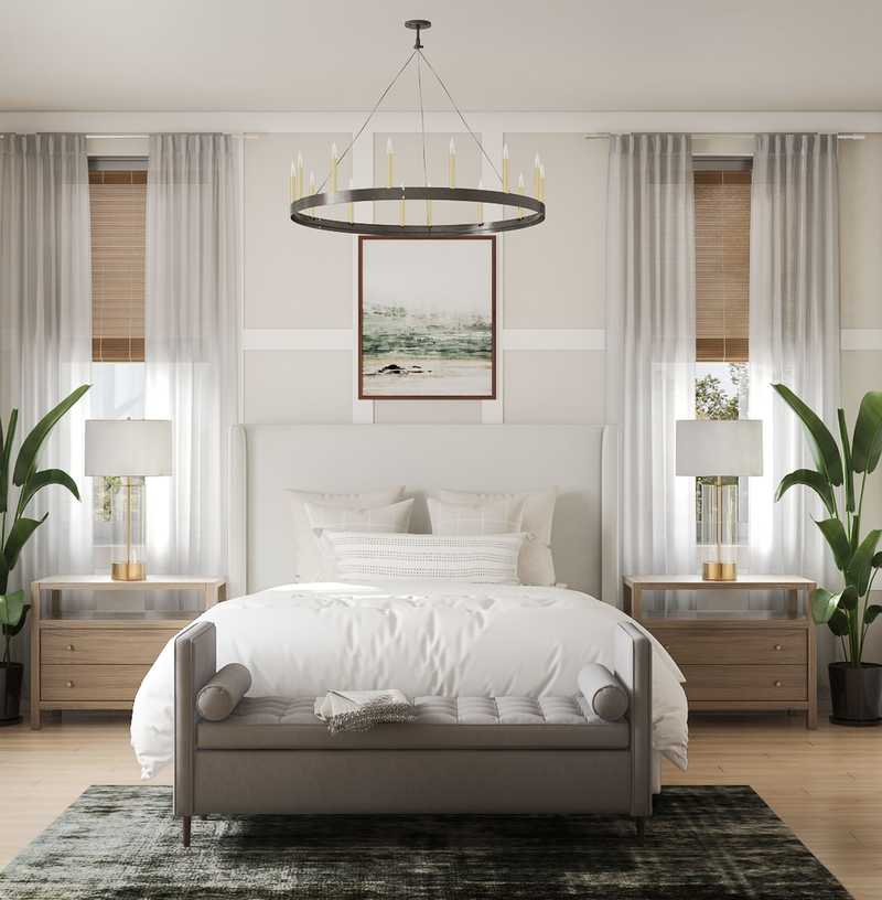 Industrial, Rustic Bedroom Design by Havenly Interior Designer Jessica