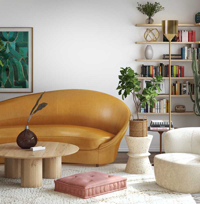 Modern Living Room Design by Havenly Interior Designer Drew