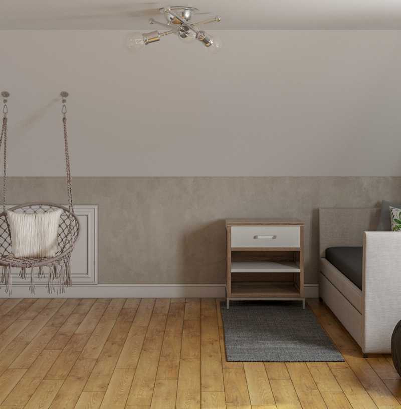 Bohemian, Scandinavian Bedroom Design by Havenly Interior Designer Monica