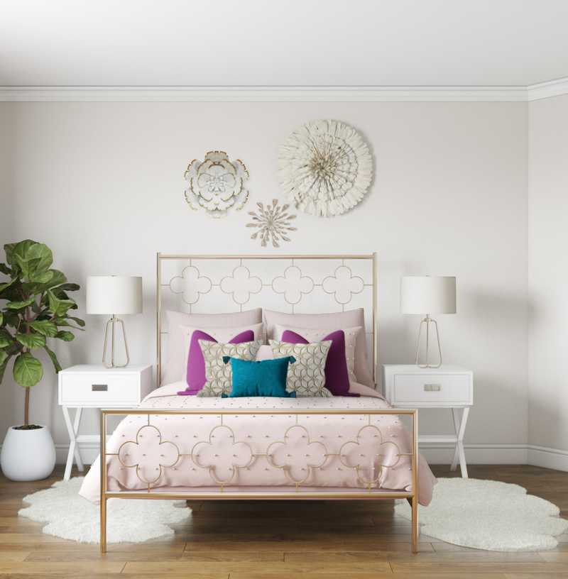 Bohemian, Glam Bedroom Design by Havenly Interior Designer Chanel