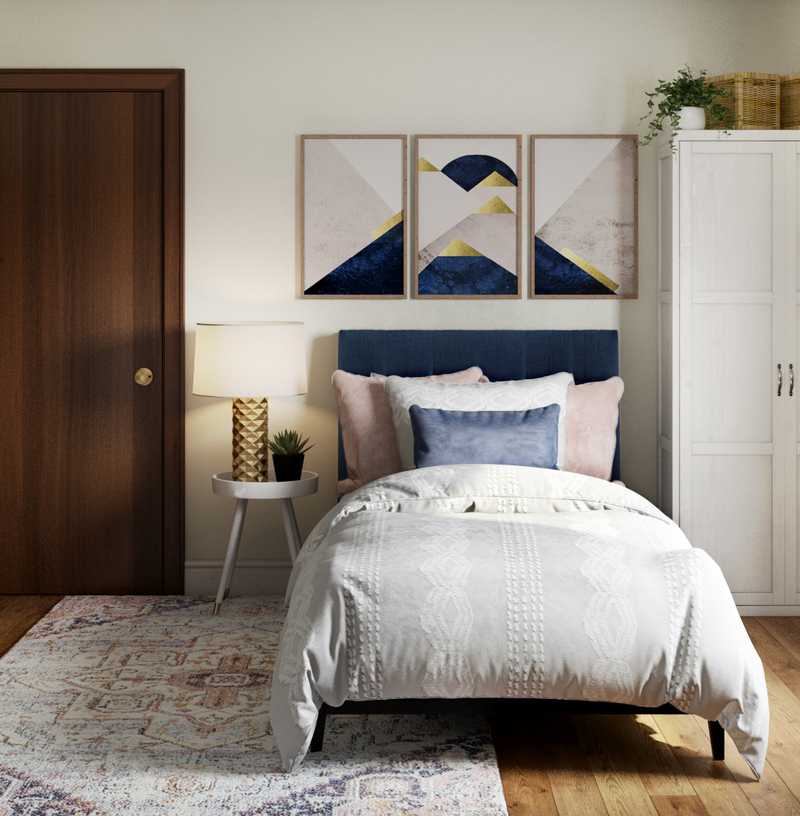 Bohemian Bedroom Design by Havenly Interior Designer Kaity