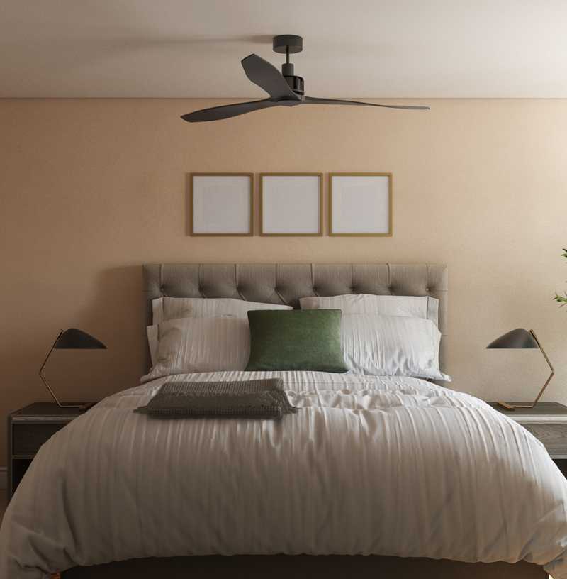 Eclectic, Bohemian, Transitional Bedroom Design by Havenly Interior Designer Keelin