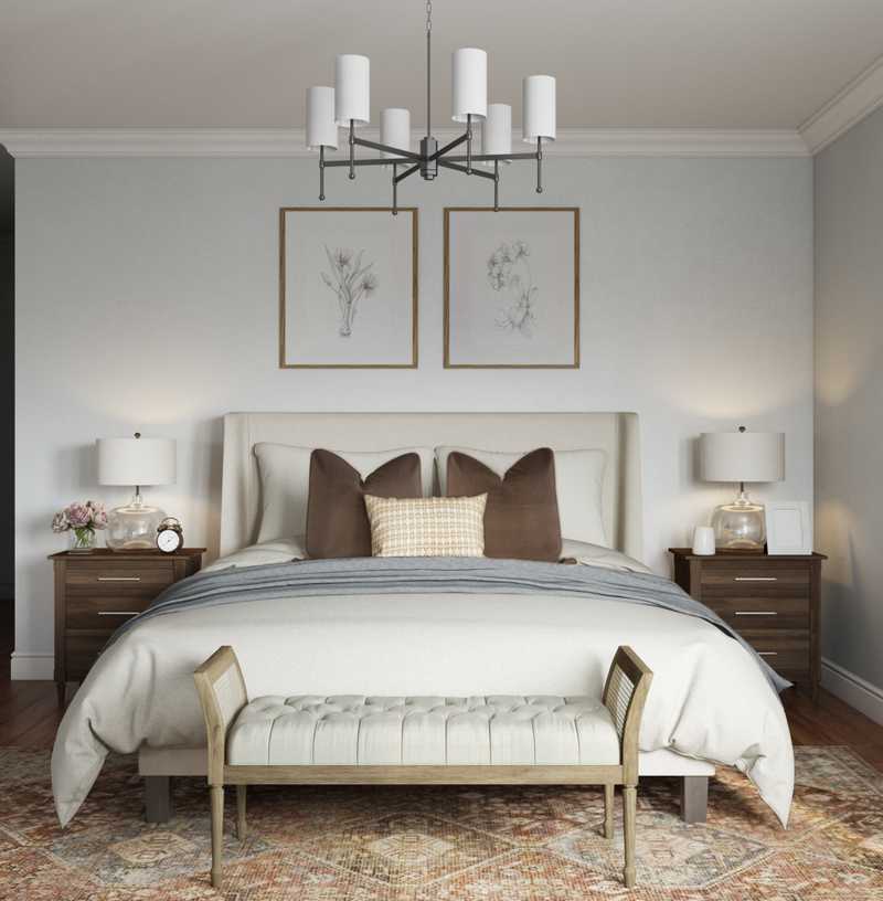 Coastal Bedroom Design by Havenly Interior Designer Elizabeth