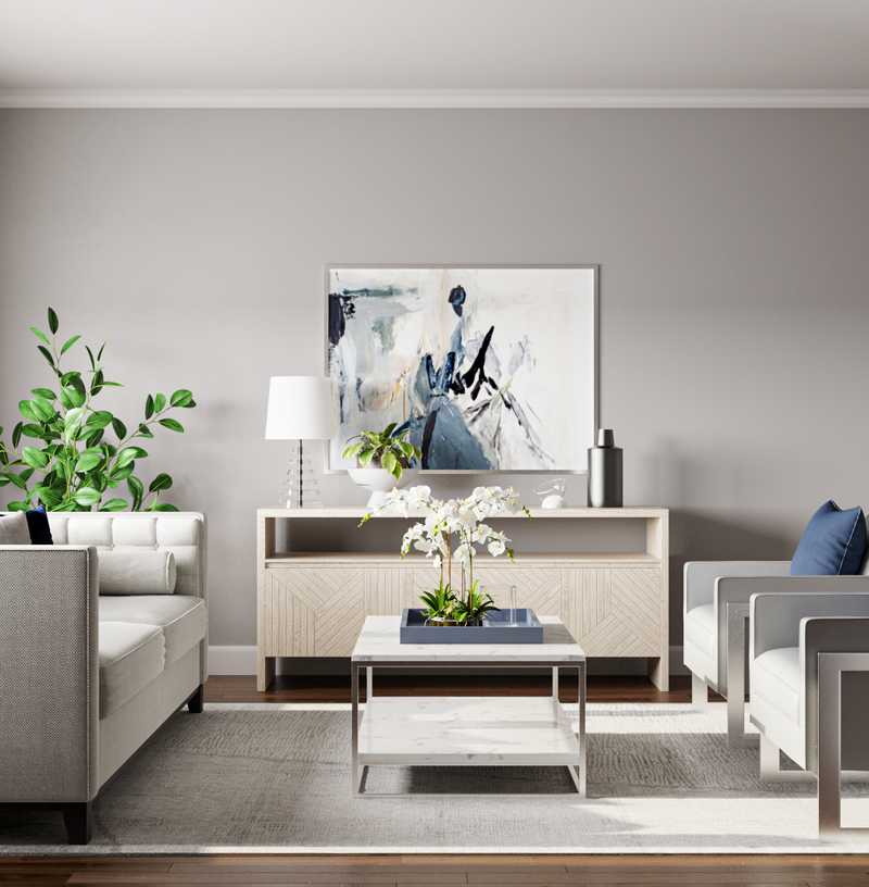 Contemporary, Modern, Glam Dining Room Design by Havenly Interior Designer Stacy