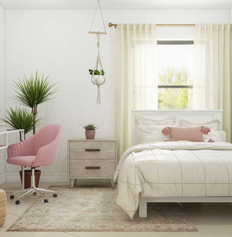 Bohemian Bedroom Design by Havenly Interior Designer Regina