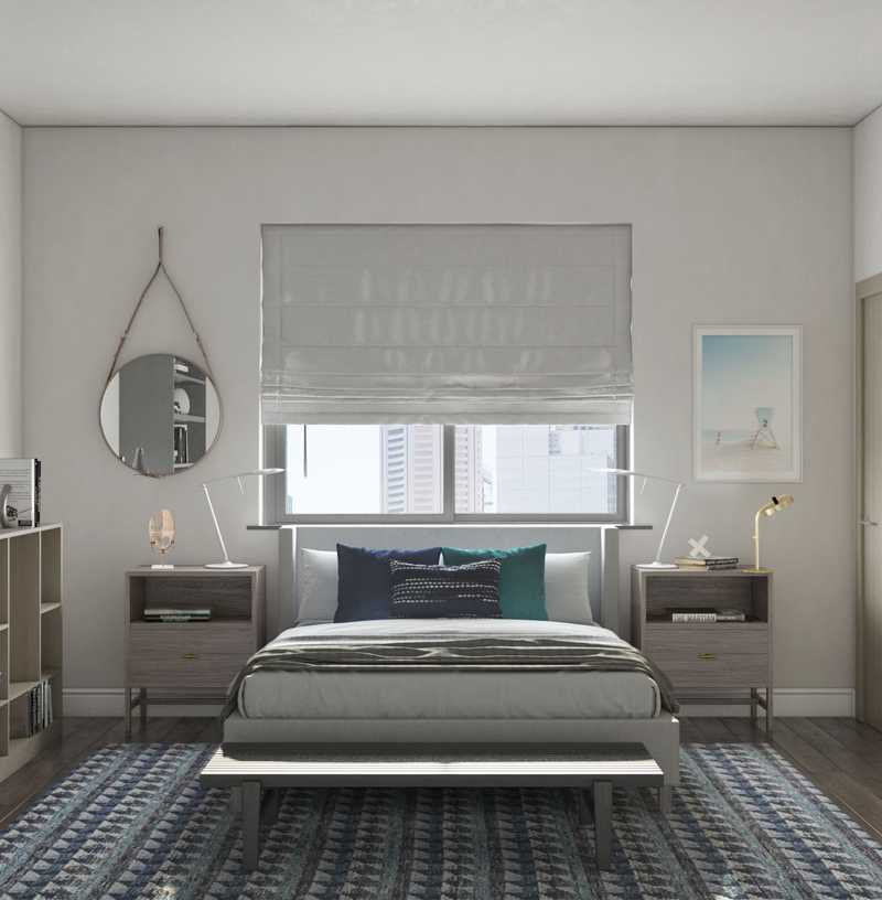 Contemporary, Modern, Coastal, Minimal, Scandinavian Bedroom Design by Havenly Interior Designer Ana