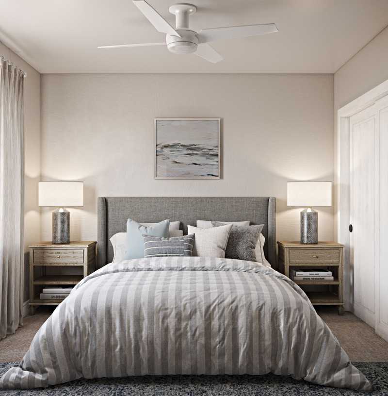 Classic, Coastal, Traditional Bedroom Design by Havenly Interior Designer Claire