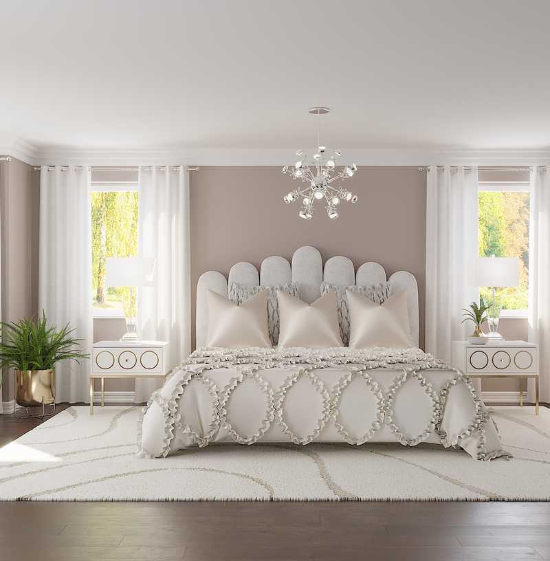 Contemporary, Glam Bedroom Design by Havenly Interior Designer Jasmine