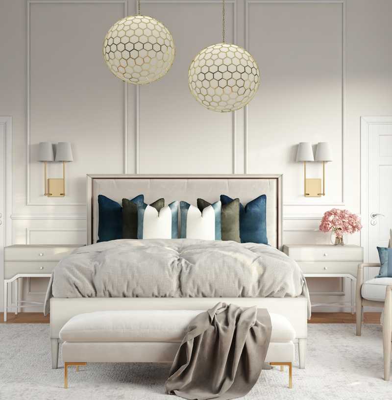 Contemporary, Modern, Classic, Glam, Transitional Bedroom Design by Havenly Interior Designer Stacy
