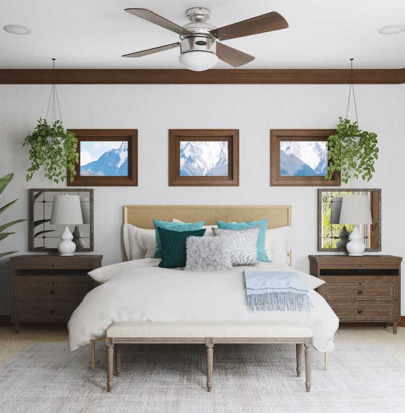 Contemporary, Glam, Traditional, Transitional Bedroom Design by Havenly Interior Designer Britney