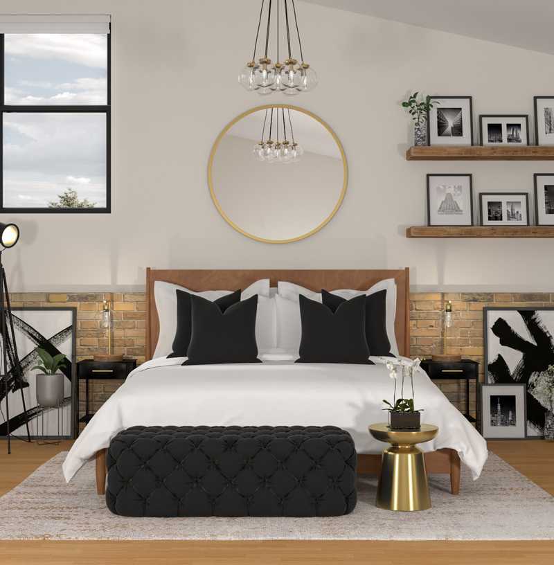 Rustic Bedroom Design by Havenly Interior Designer Julio