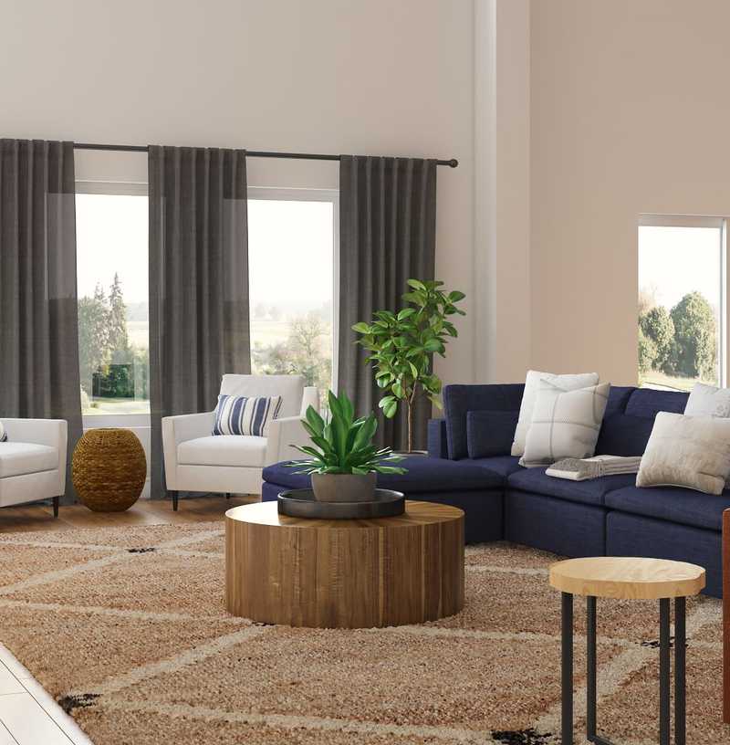 Modern, Classic, Rustic Living Room Design by Havenly Interior Designer Marisa