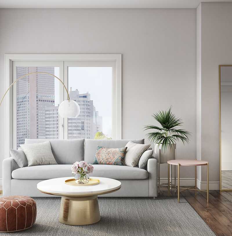 Modern, Glam Living Room Design by Havenly Interior Designer Bianca