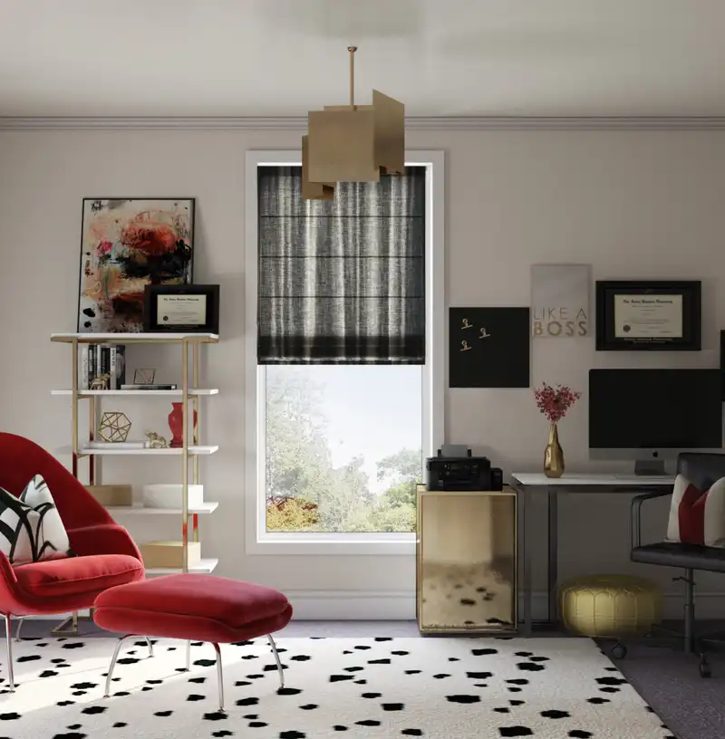Contemporary, Modern Office Design by Havenly Interior Designer Stacy