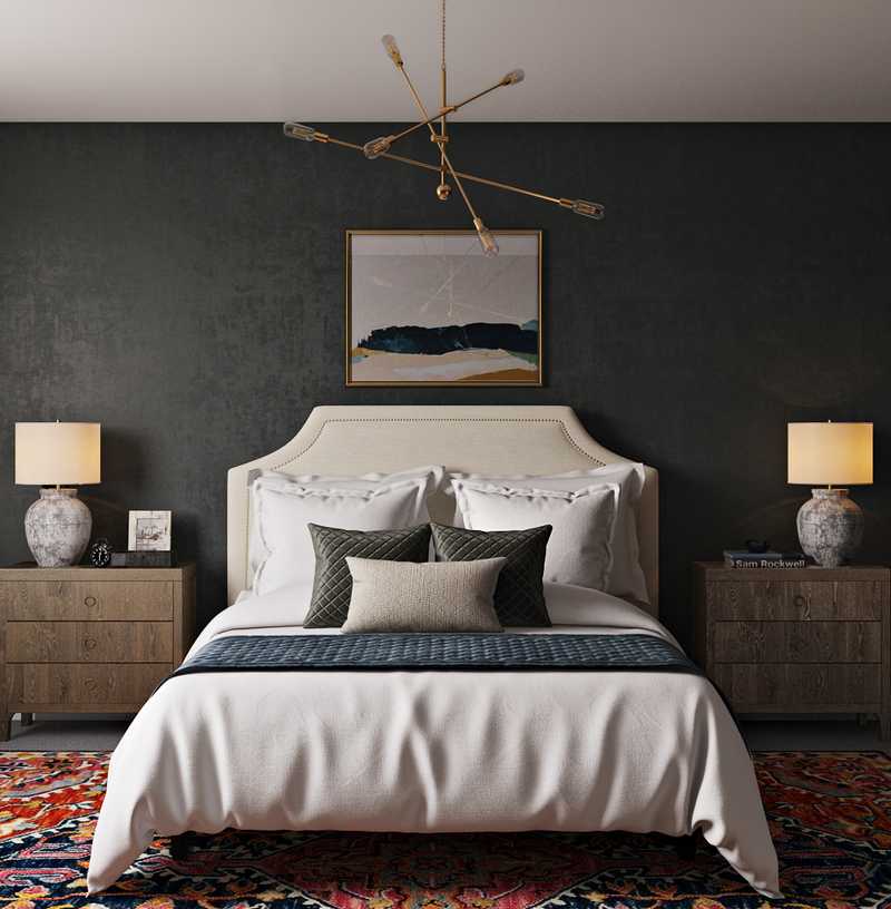 Modern, Bohemian Bedroom Design by Havenly Interior Designer Mai