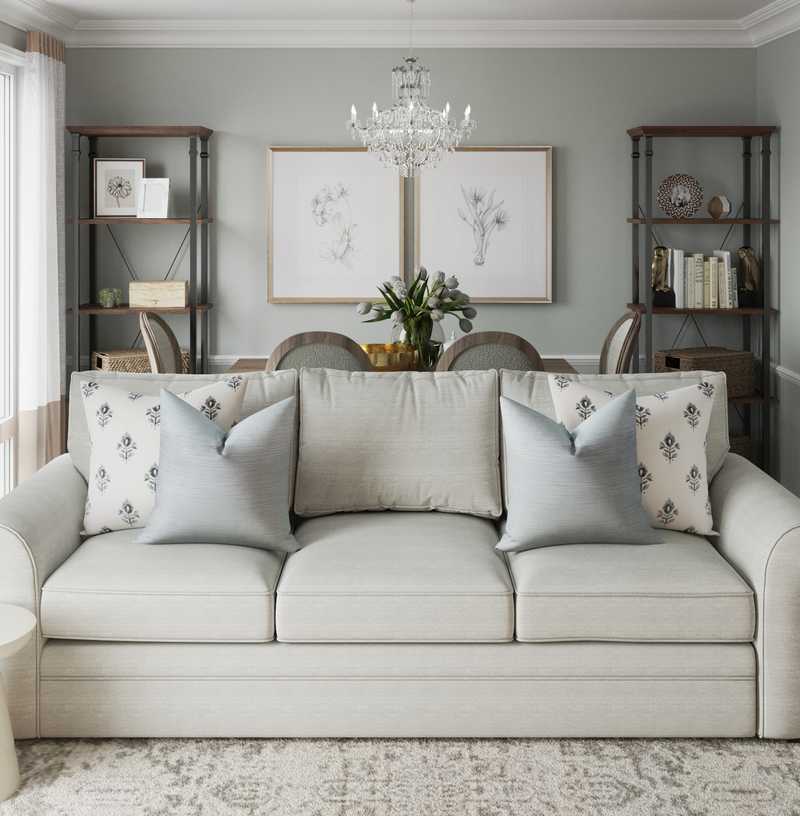 Classic Living Room Design by Havenly Interior Designer Sara
