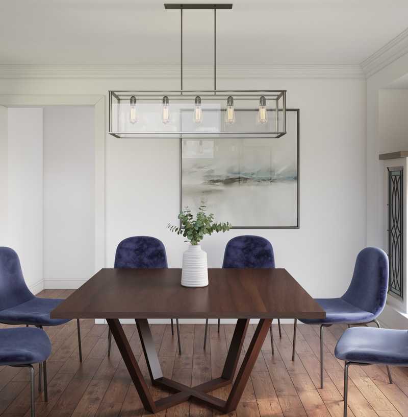 Contemporary, Eclectic Dining Room Design by Havenly Interior Designer Kelly