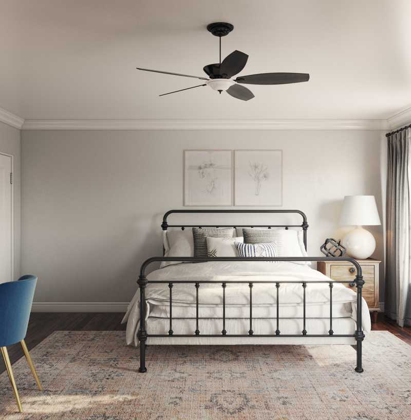 Classic, Bohemian Bedroom Design by Havenly Interior Designer Brooke