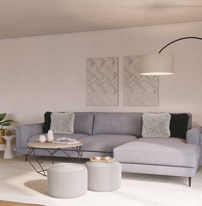 Modern, Scandinavian Living Room Design by Havenly Interior Designer Carolyn