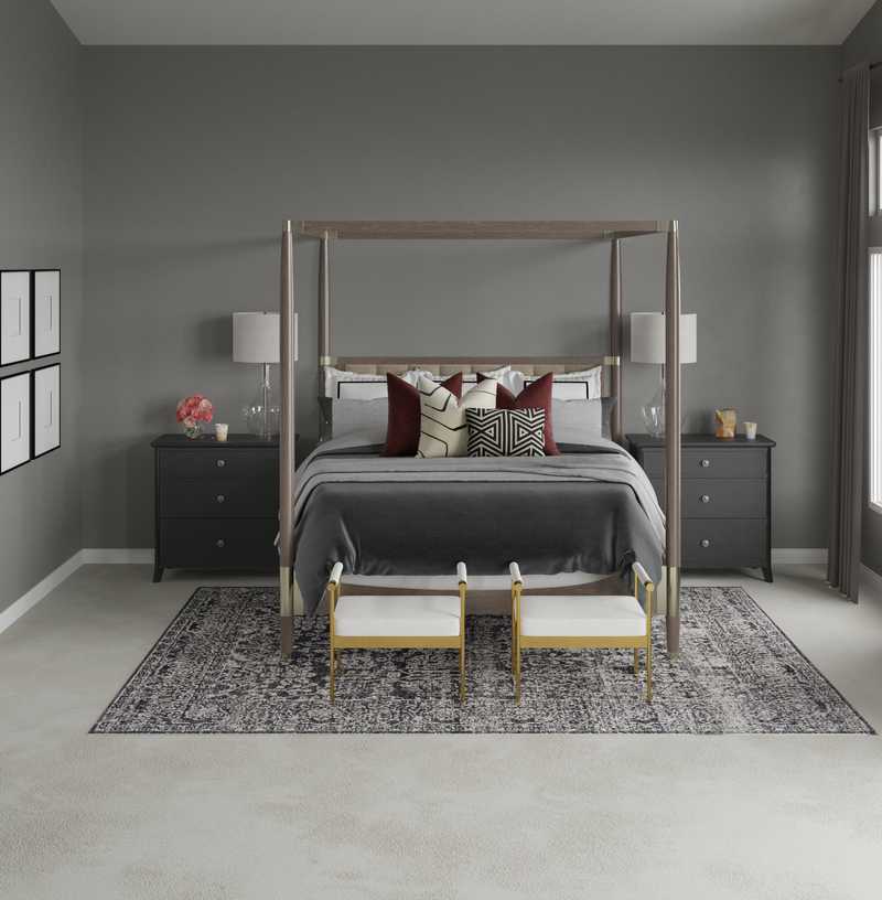 Glam Bedroom Design by Havenly Interior Designer Lisa