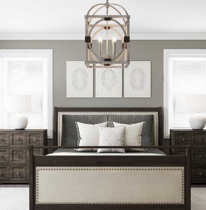 Traditional, Farmhouse Bedroom Design by Havenly Interior Designer Amber