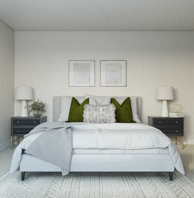 Contemporary Bedroom Design by Havenly Interior Designer Vivian