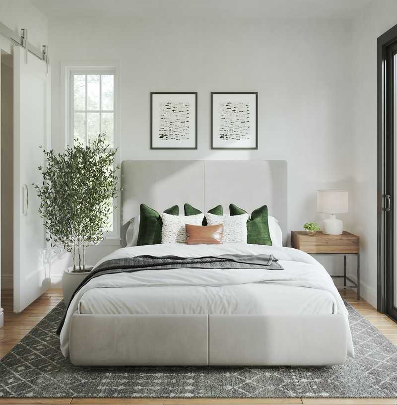 Contemporary, Rustic, Minimal Bedroom Design by Havenly Interior Designer Legacy