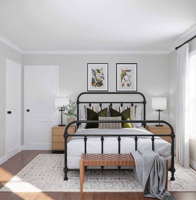 Eclectic, Transitional Bedroom Design by Havenly Interior Designer Brianna