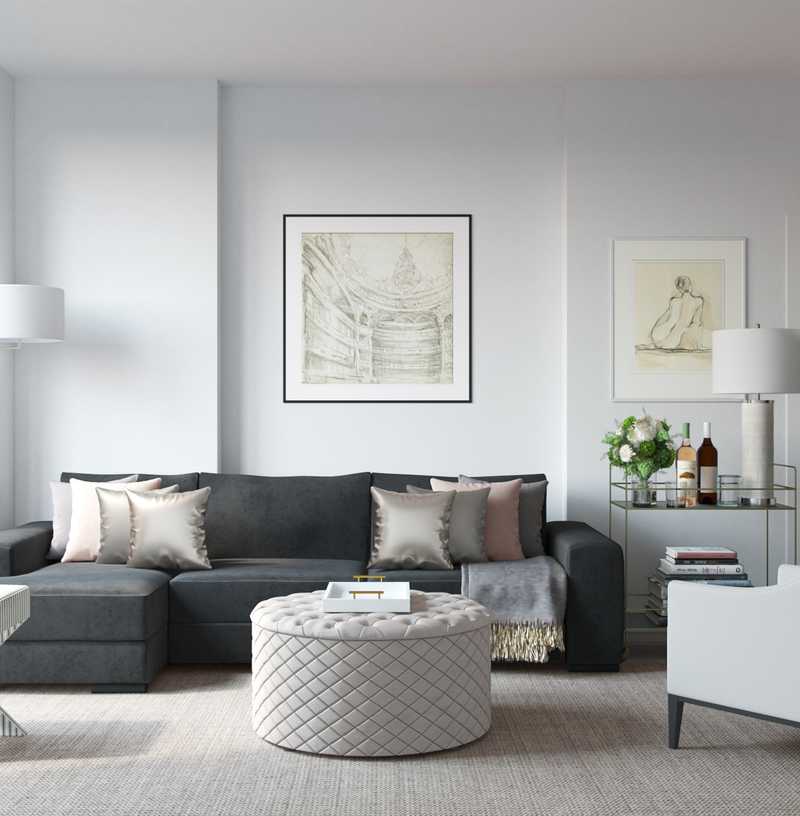 Living Room Design by Havenly Interior Designer Vivian