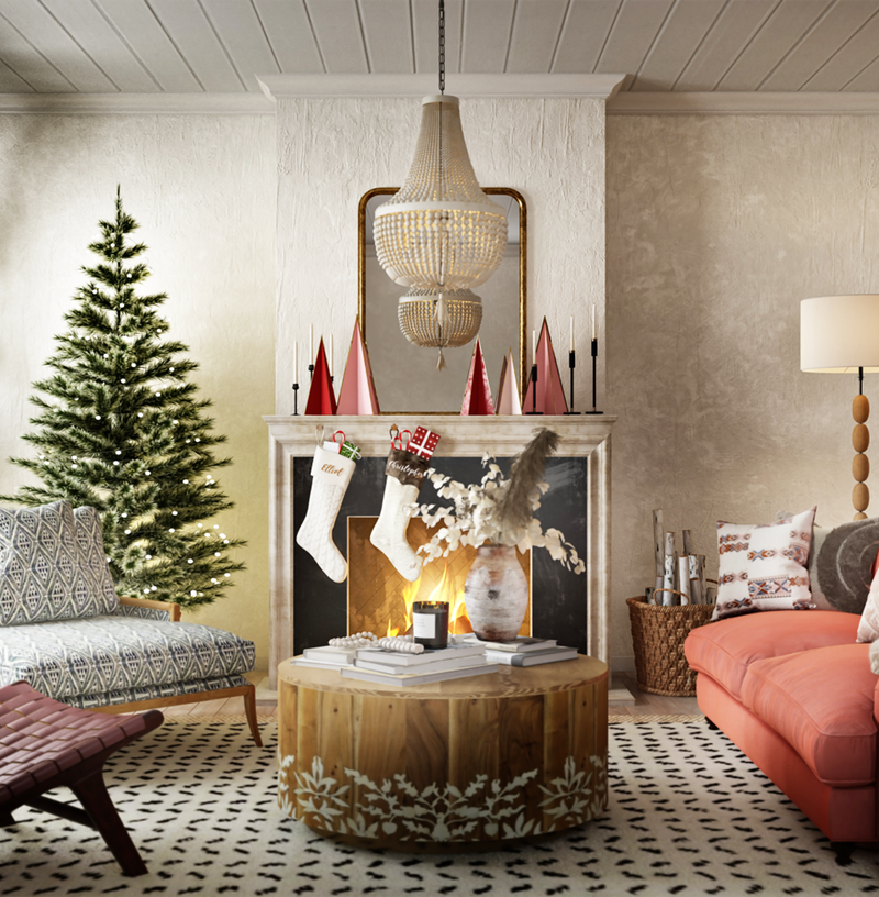 Eclectic, Bohemian, Glam Design by Havenly Interior Designer