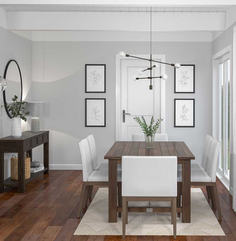 Contemporary, Classic Dining Room Design by Havenly Interior Designer Kelsey
