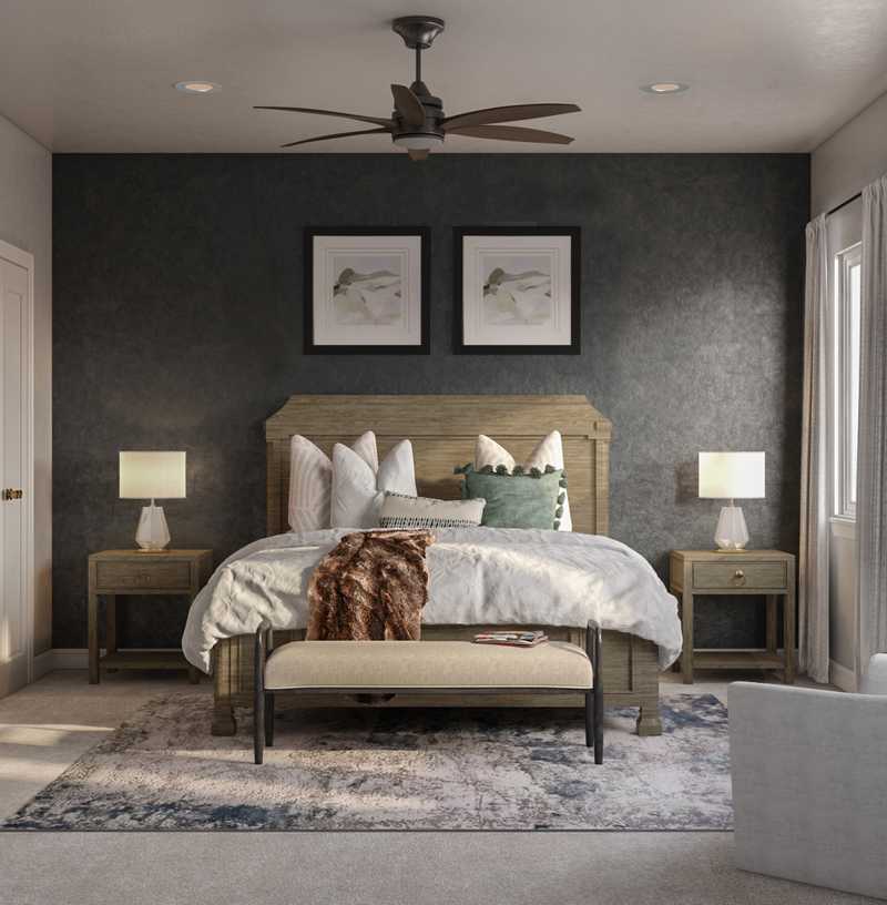 Modern, Glam, Transitional Bedroom Design by Havenly Interior Designer Emily