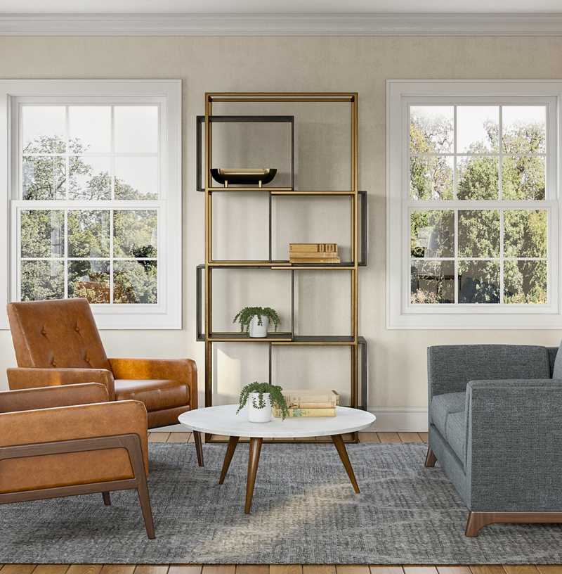 Modern, Scandinavian Living Room Design by Havenly Interior Designer Laura
