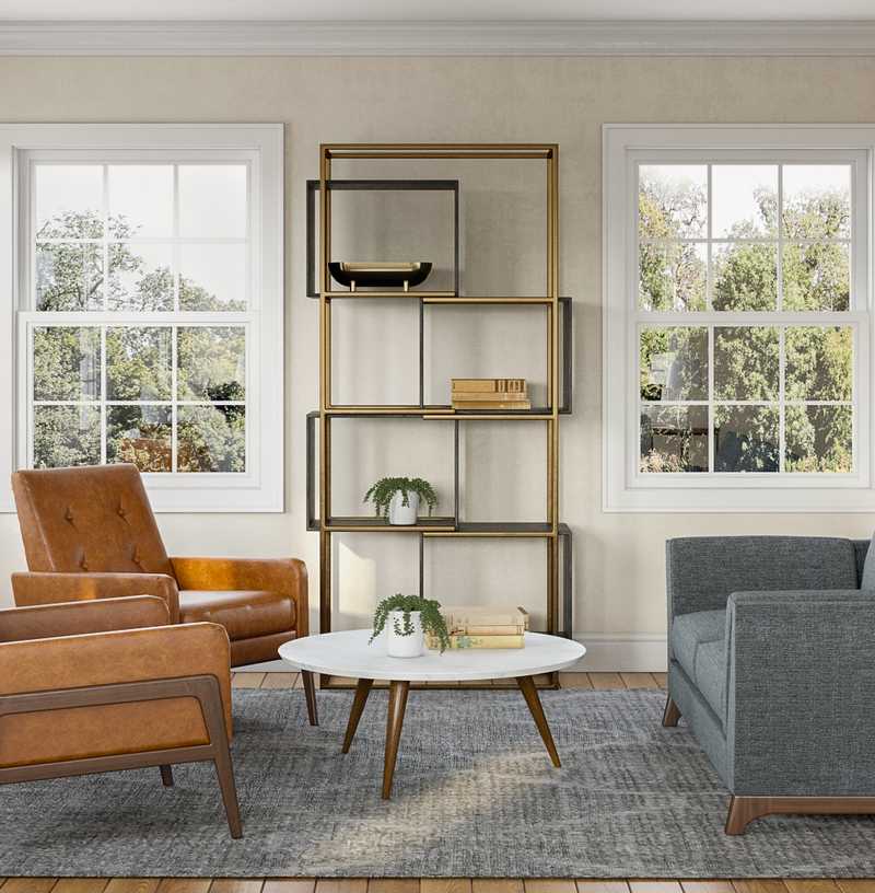 Modern, Scandinavian Living Room Design by Havenly Interior Designer Laura