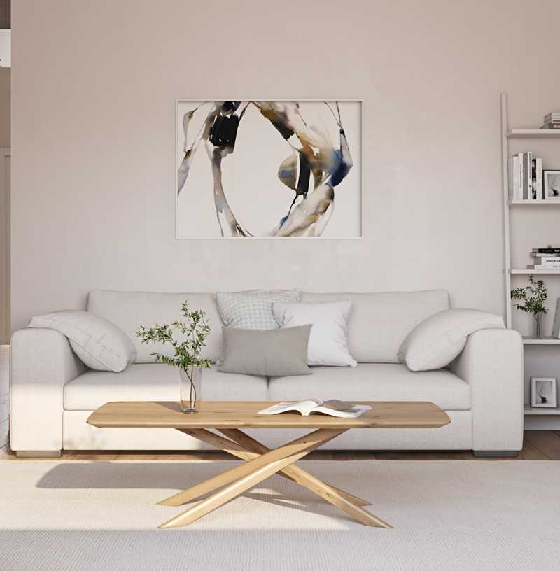 Scandinavian Living Room Design by Havenly Interior Designer Rita