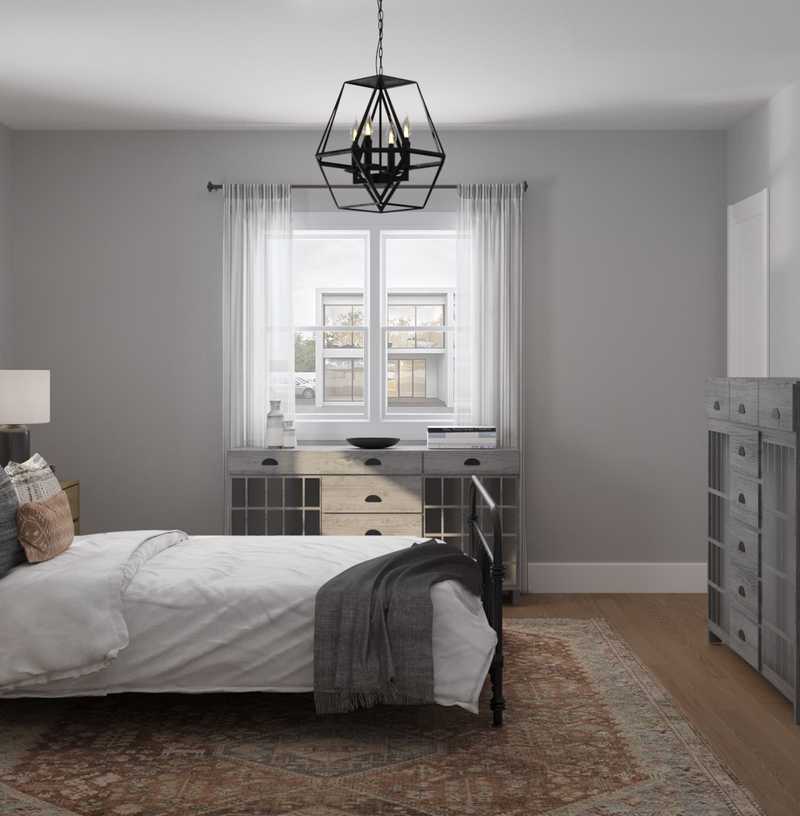 Contemporary, Bohemian Bedroom Design by Havenly Interior Designer Keri
