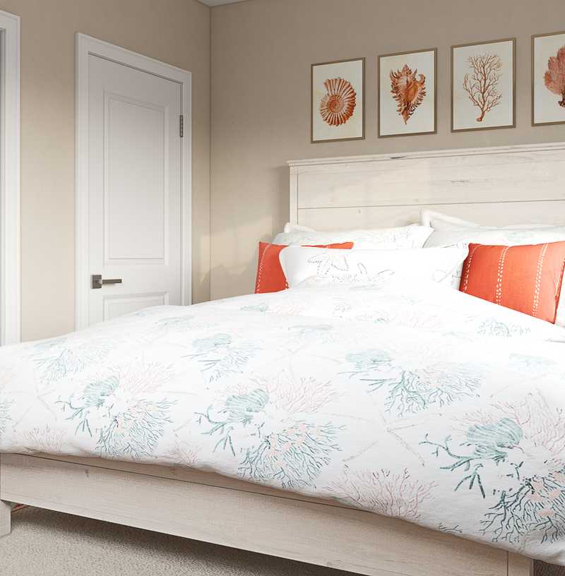 Coastal Bedroom Design by Havenly Interior Designer Natalie