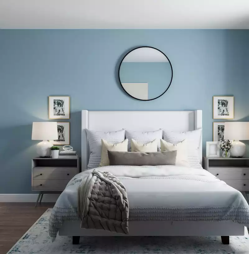 Modern, Coastal Bedroom Design by Havenly Interior Designer Kassy
