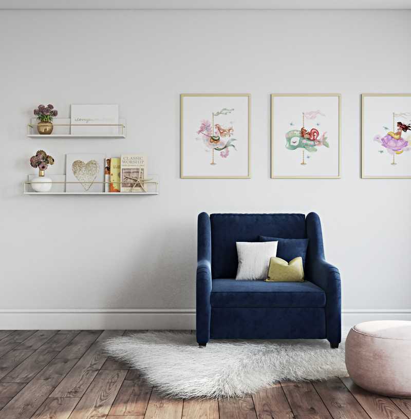 Bohemian, Global, Preppy Bedroom Design by Havenly Interior Designer Lilly