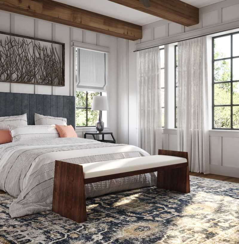Midcentury Modern Bedroom Design by Havenly Interior Designer Ridaa