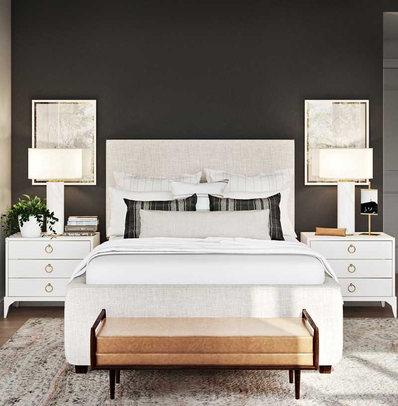 Eclectic, Glam Bedroom Design by Havenly Interior Designer Natalie