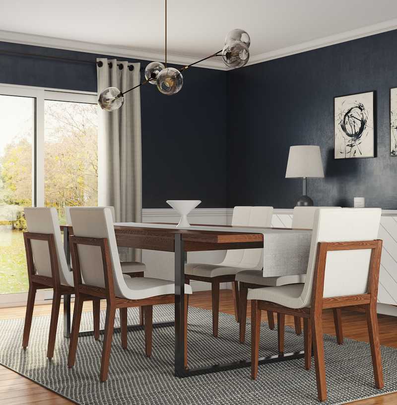 Contemporary, Modern, Minimal Dining Room Design by Havenly Interior Designer Ana