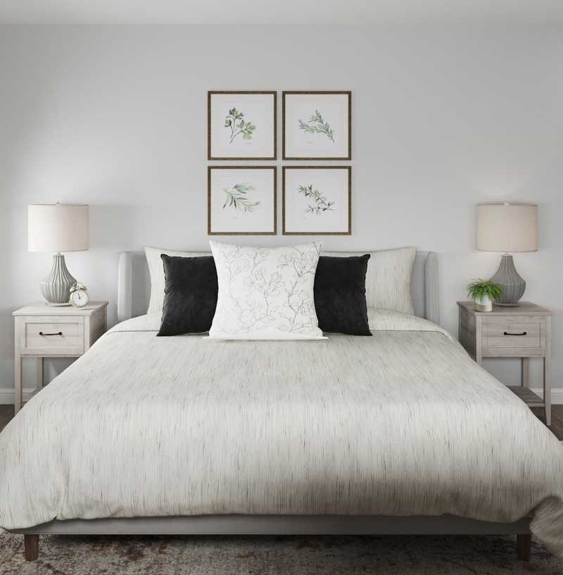 Classic, Bohemian Bedroom Design by Havenly Interior Designer Nicole