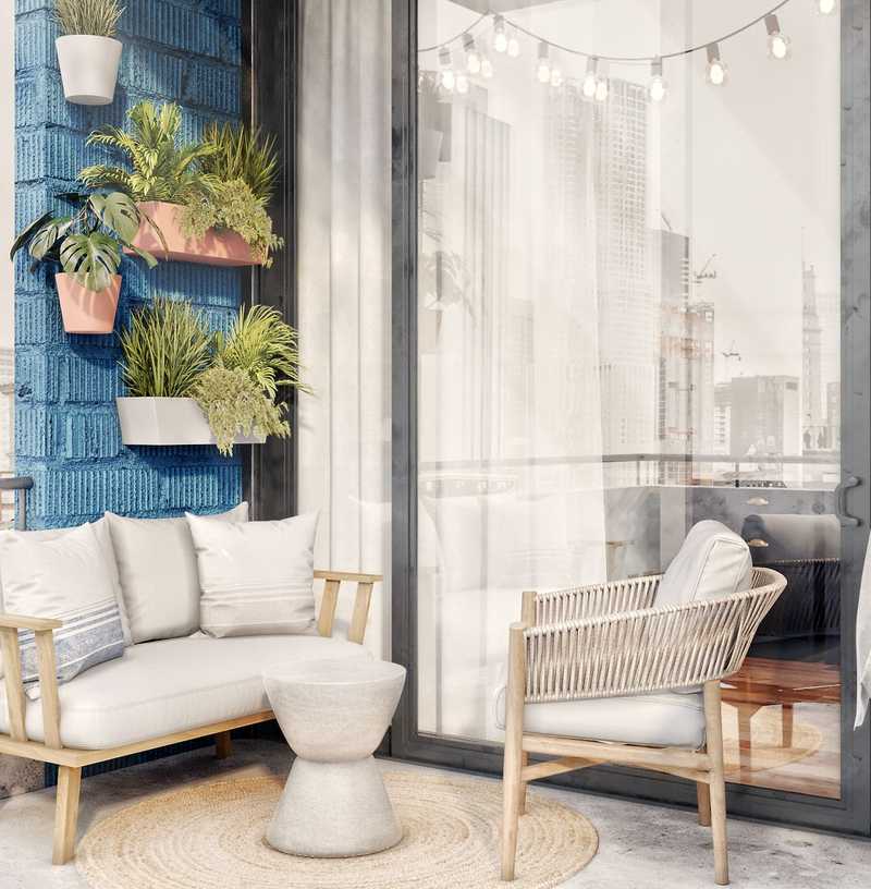 Modern, Coastal, Midcentury Modern Not Sure Yet Design by Havenly Interior Designer Ridaa