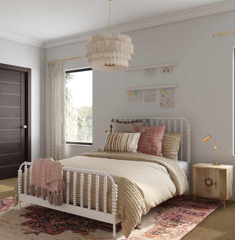 Bohemian, Traditional, Scandinavian Bedroom Design by Havenly Interior Designer Sabra